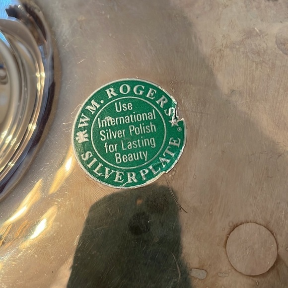 Vintage W.M. Rogers Silverplate 12” Diameter Chip and Dip Plate with 2 bowls EUC - Picture 3 of 6
